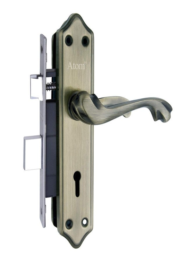 أتوم قفل باب نقر شديد التحمل من Atom لغرفة النوم، غرفة المعيشة، الباب الرئيسي، تشطيب نحاسي عتيق | 3 مفاتيح | طقم قفل مزدوج المراحل بستة أذرع للمنزل والفندق والمكتب (PLUTOKY) - Image 2